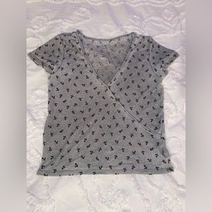 American eagle wrap top